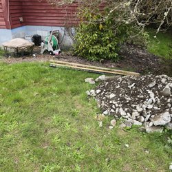 Big Trash Panda Junk Removal - How things were left after he refused to complete the job