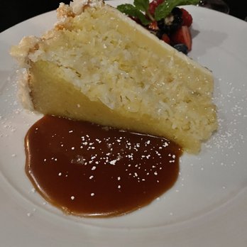 The Mercury - coconut cake with salted carmel - Steakhouses Near Me - Dallas, Texas