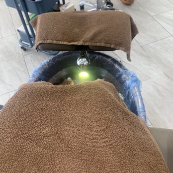 Chrome Nails Bar - Gel Pedicure #5 at spa chair - Nail Salons Near Me - Lynwood, California