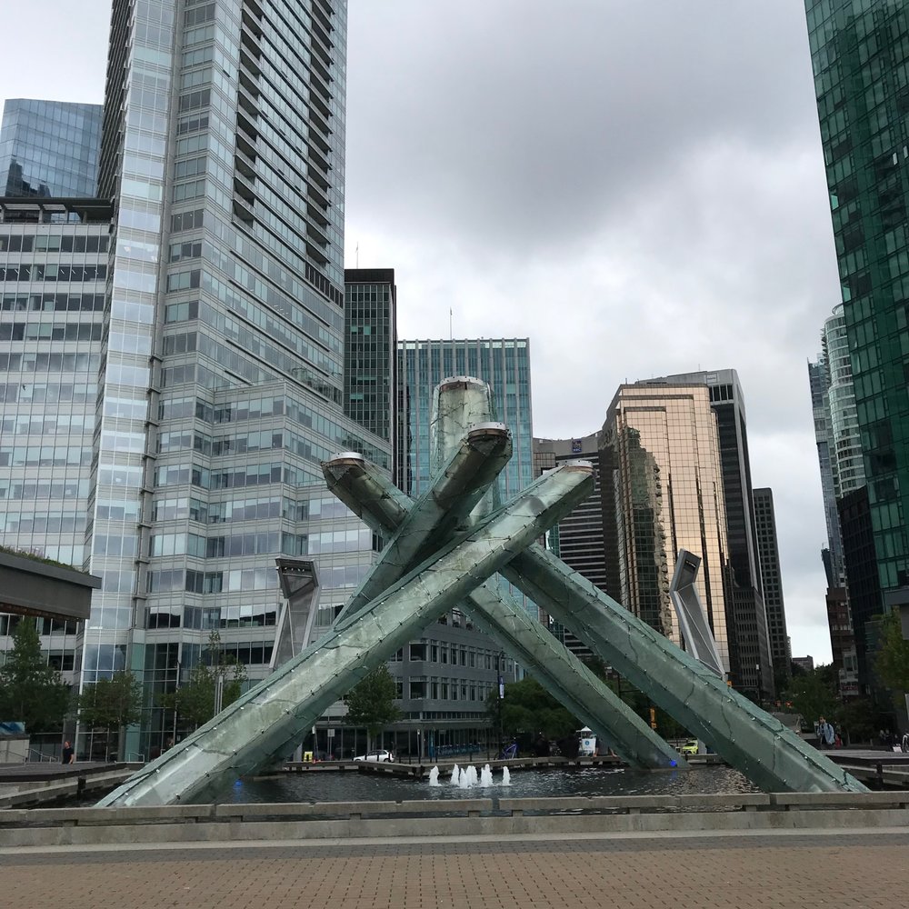 Olympic Cauldron - Cauldron with the city view - Public Art Near Me - Vancouver, British Columbia Olympic Cauldron - Cauldron with the city view - Public Art Near Me - Vancouver, British Columbia