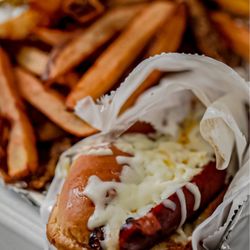 Too Random: A Street Food Experience - Korean BBQ sausage dog