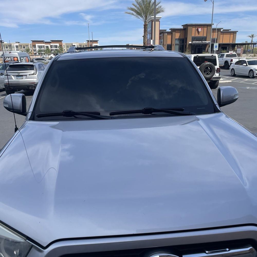 Riseabove Window Tinting Specialists - Outdoor view with ceramic front tint - Car Window Tinting Near Me Riseabove Window Tinting Specialists - Outdoor view with ceramic front tint - Car Window Tinting Near Me