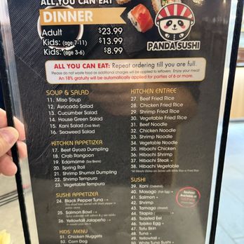 Lantern Sushi - A look at the dinner menu - Japanese Near Me - Frederick, Maryland