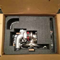 Ep Werks - Upgraded APR turbo kit ready to be installed in a 2008 VW GTI
