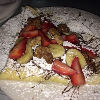 Cafe Intermezzo - Banana & strawberry Nutella crepe! - Coffee & Tea Near Me - Dunwoody, Georgia