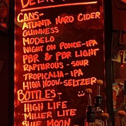 Beer menu June 2026