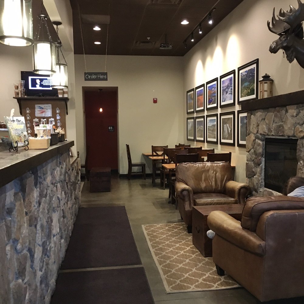 Scenic Brew - Half the shop, including rock wall order counter. - Coffee & Tea Near Me - Helena, Montana Scenic Brew - Half the shop, including rock wall order counter. - Coffee & Tea Near Me - Helena, Montana