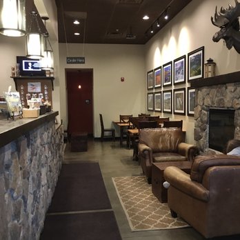 Scenic Brew - Half the shop, including rock wall order counter. - Coffee & Tea Near Me - Helena, Montana
