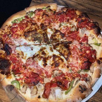 Santarpio's Pizza - The Works - Without Anchovies - Pizza Near Me - Boston, Massachusetts Santarpio's Pizza - The Works - Without Anchovies - Pizza Near Me - Boston, Massachusetts