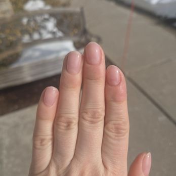 Nobly Nails & Spa - Very light pink shade dip manicure, love it - Nail Technicians Near Me - Farmington, Connecticut Nobly Nails & Spa - Very light pink shade dip manicure, love it - Nail Technicians Near Me - Farmington, Connecticut
