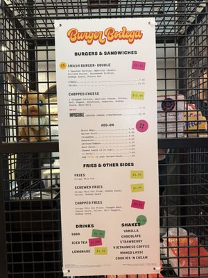 Menu photo 3 Burger Bodega Katy, TX