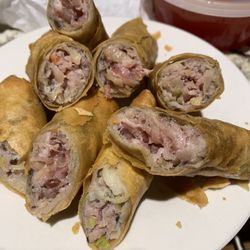 Dragon King Chinese Restaurant - Raw pork egg rolls
