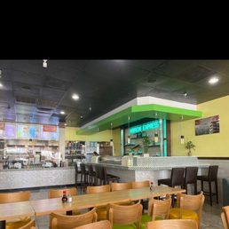 Sushi bar and walk up counter. Sushi bar and walk up counter.