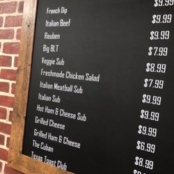 Rick’s Freshmade - Menu with prices