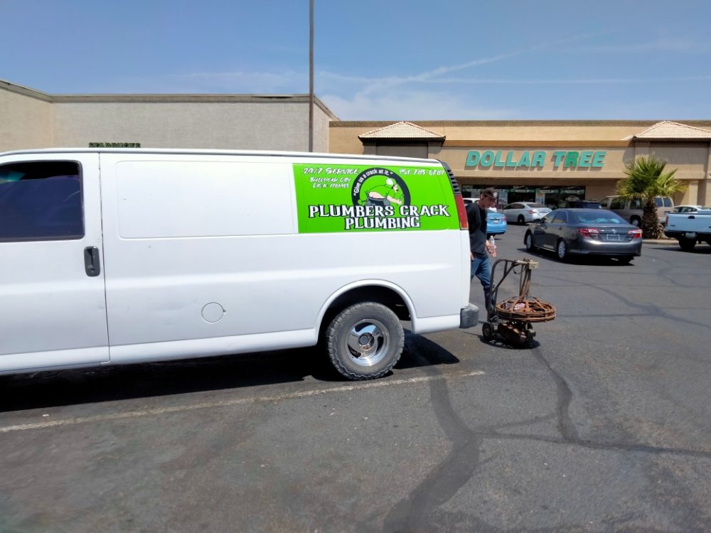 Slide of plumbers crack plumbing