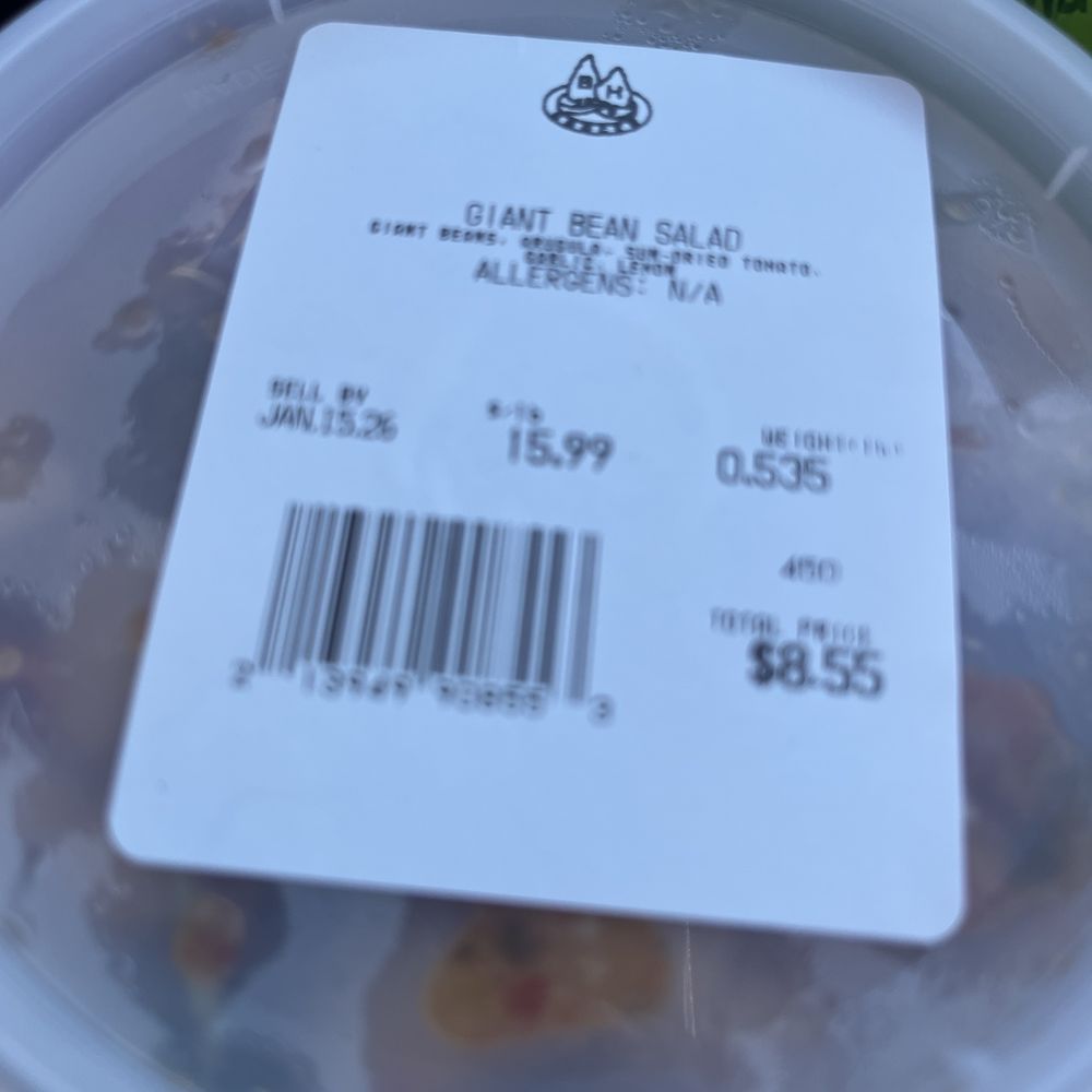 Giant Bean salad