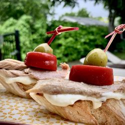 Boca'o Spain in a bite - Montadito with Spanish tuna belly and Piquillo pepper