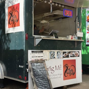 Bing Mi - The cart - this one at Midtown Beer Garden will close soon. Visit their Pioneer Square one or brick and mortar - Food Trucks Near Me - Portland, Oregon