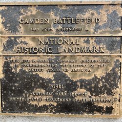 Camden Battlefield & Longleaf Pine Preserve - Signs identifying the battlefield