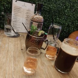 Mule, Jerry Vegas, house brewed beer