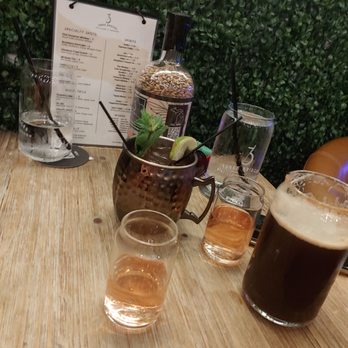 Three Bridges Distillery And Taproom - Mule, Jerry Vegas, house brewed beer - Distilleries Near Me - Midland, Michigan