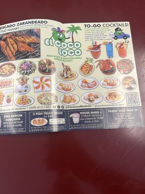 Menu photo 8 El Coco Loco Modesto Modesto, CA