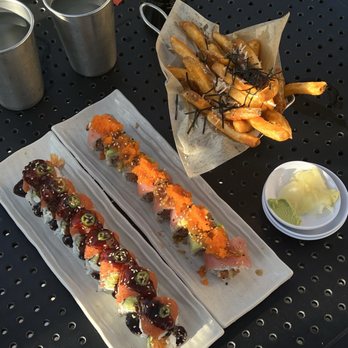 Sushi Exchange - Amber Roll, Poke Roll, White Truffle Fries - Sushi Bars Near Me - San Diego, California