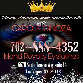 Island Royalty Eyelashes - Schedule your appointment with Carole - Eyelash Service Near Me - Las Vegas, Nevada Island Royalty Eyelashes - Schedule your appointment with Carole - Eyelash Service Near Me - Las Vegas, Nevada