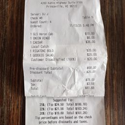 Attempting to scam people with tipping amount which are not correct. 20% should be $16.33 NOT $19.80 Attempting to scam people with tipping amount which are not correct. 20% should be $16.33 NOT $19.80