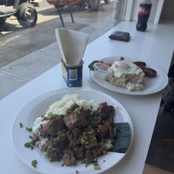 Spoon And Fork - Pork Adobo Plate, Longsilog - Filipino Near Me - Sacramento, California Spoon And Fork - Pork Adobo Plate, Longsilog - Filipino Near Me - Sacramento, California