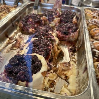 Sunday Morning - Blueberry lemon cinnamon rolls - Desserts Near Me - New York, New York Sunday Morning - Blueberry lemon cinnamon rolls - Desserts Near Me - New York, New York