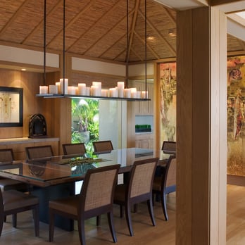 Wardell Builders - Here's a project we loved completing. Asian inspired dining with a bamboo ceiling. Looks so great with the LED candles hanging below. - General Contractors Near Me - Solana Beach, California Wardell Builders - Here's a project we loved completing. Asian inspired dining with a bamboo ceiling. Looks so great with the LED candles hanging below. - General Contractors Near Me - Solana Beach, California