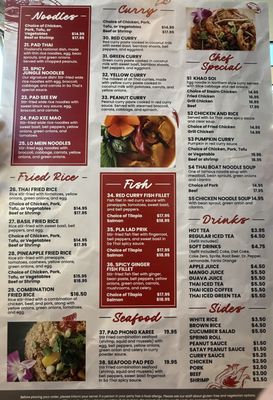 Menu photo 8 Sa Thai Albuquerque, NM