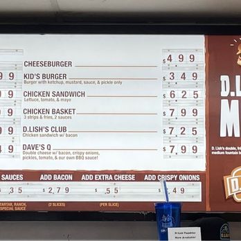 D. Lish's Hamburgers - Menu board - Burgers Near Me - Spokane, Washington D. Lish's Hamburgers - Menu board - Burgers Near Me - Spokane, Washington