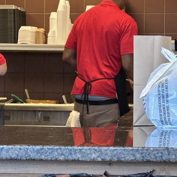 Smokey Mo's BBQ - Smokey Mo's worker needs to properly dress himself - Barbeque Near Me - San Antonio, Texas Smokey Mo's BBQ - Smokey Mo's worker needs to properly dress himself - Barbeque Near Me - San Antonio, Texas