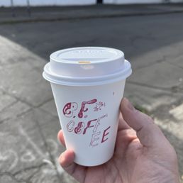 Vanilla latte with oat milk Vanilla latte with oat milk