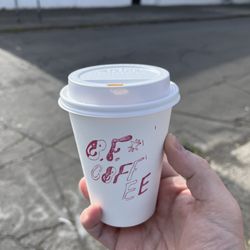 Vanilla latte with oat milk