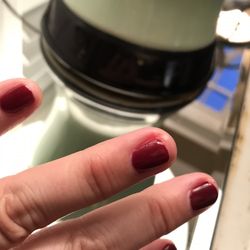 Acqua Luxe - Bleeding, throbbing nail cut too short.