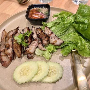 Manaao - Ko Moo Yang "Grilled Pork Jowl" - Thai Near Me - Tustin, California