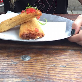 Petiscos - Tamales  fresh garnishes yum yum yum - Tacos Near Me - Claremont, California