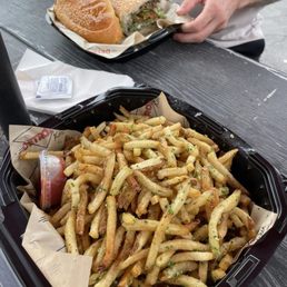 Cilantro fries Cilantro fries
