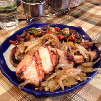 Ajijic Tango - Pork chops with grilled onions. - Argentine Near Me - Ajijic, JAL