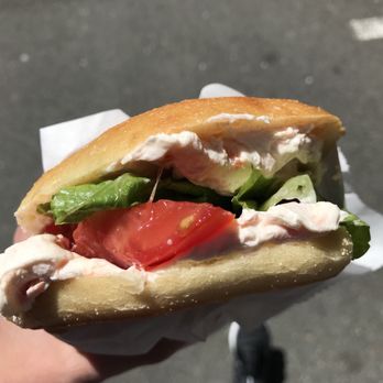 The Coffee Lab - Smoked salmon cream cheese on ciabatta with tomatoes and lettuce (no pickles!) - Coffee & Tea Near Me - Berkeley, California The Coffee Lab - Smoked salmon cream cheese on ciabatta with tomatoes and lettuce (no pickles!) - Coffee & Tea Near Me - Berkeley, California