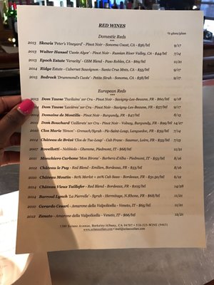 Menu photo 3 Solano Cellars Wine Shop & Wine Bar Albany, CA