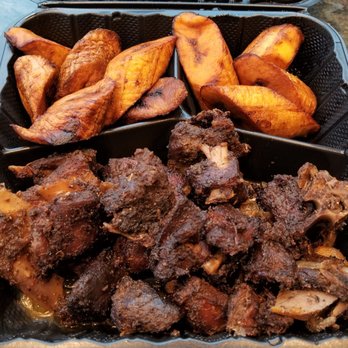 Taste of Congo - Grilled Goat Meat (ntaba) and fried plantain - African Near Me - Tukwila, Washington Taste of Congo - Grilled Goat Meat (ntaba) and fried plantain - African Near Me - Tukwila, Washington