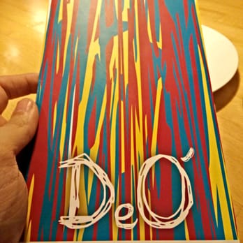 DeÓ - Los Remedios - Logo en la carta - Tapas Bars Near Me - Seville, SE