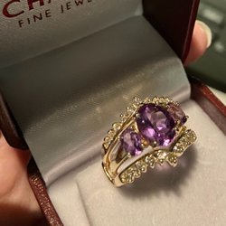 Charles Fine Jewelry - Newly purchased yellow gold diamond wedding bands!