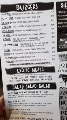 Menu photo 5 Twisted Root Burger Arlington, TX