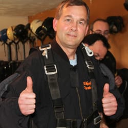 Two thumbs up for tandem jumping at the Cleveland Skydiving Center