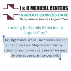 In and Out Express Care - Website says 2 year old. Not my 2year 11 month old. He was rejected by this establishment.